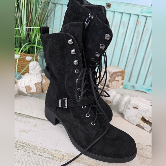 NEW American Rag Reighn Lace-Up Combat Boots - Picture 2 of 10
